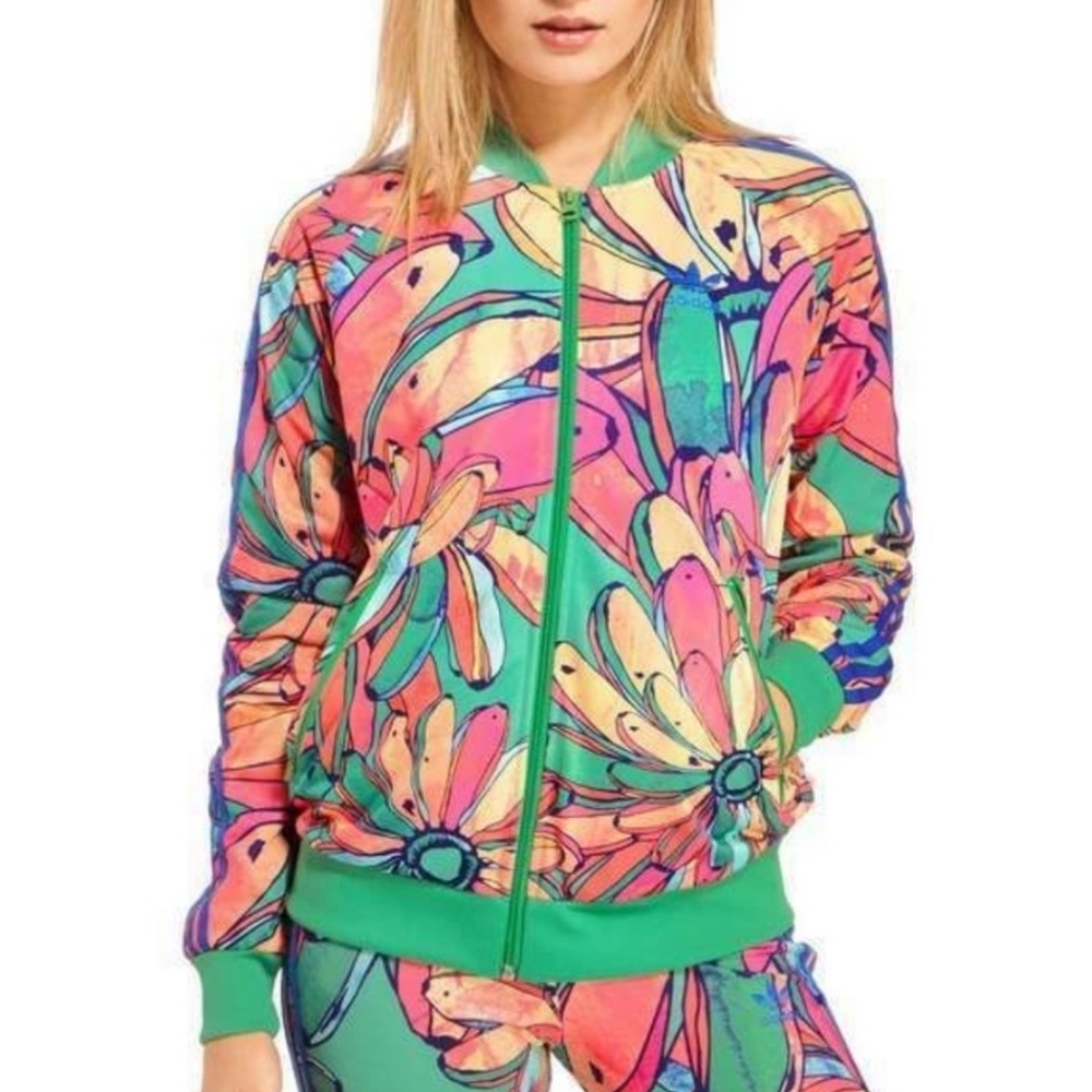 FARM RIO x ADIDAS bananas supergirl track jacket - Picture 3 of 9
